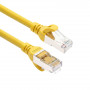 ACT FC2800 S/FTP CAT6A võrgukaabel, 0,5 m, TPE, ülipaindlik, takerdumiskaitsega, RJ45, kollane