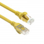 ACT FC1801 U/UTP CAT6A TPE ülipaindlik võrgukaabel RJ45 pistikutega, 1 m, kollane