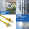 ACT FC1801 U/UTP CAT6A TPE ülipaindlik võrgukaabel RJ45 pistikutega, 1 m, kollane