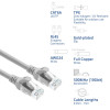 ACT FC1051 U/UTP CAT6A ülipaindlik ühenduskaabel, TPE, lukustikukaitsega, RJ45, 1,5 m, hall