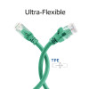 ACT FC1700 U/UTP CAT6A võrgukaabel, TPE, ülipaindlik, RJ45, 0,5 m, roheline
