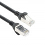 ACT FC2915 S/FTP CAT6A ülipaindlik ühenduskaabel, TPE, kinnijäämisvastase kaitsega, RJ45, 15 m, must