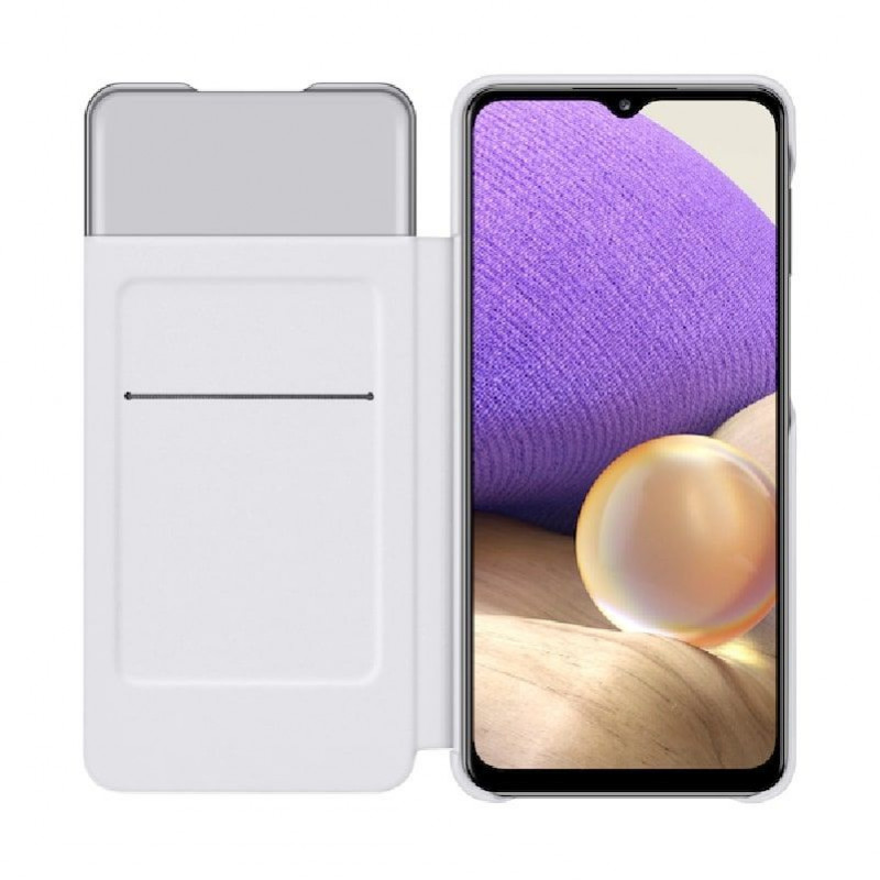 Samsung Smart S View Wallet Cover ümbris telefonile Galaxy A32 5G, valge