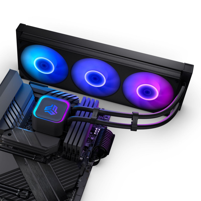 Phanteks Glacier One 360S25 SE DRGB AIO vedelikjahutusega protsessorijahuti, must