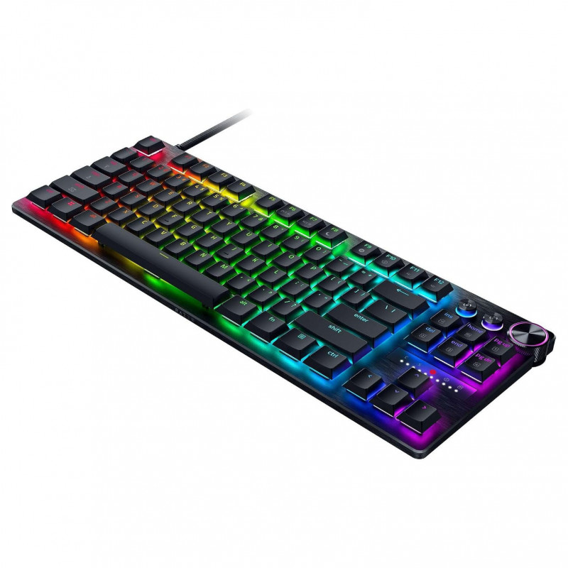 Razer Huntsman V3 Pro Low-Profile TKL mänguklaviatuur, analooglülitid, DE (ISO) paigutus, must