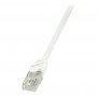 LogiLink CP2021U Cat.6 U/UTP võrgukaabel, 0,5 m, valge, EconLine