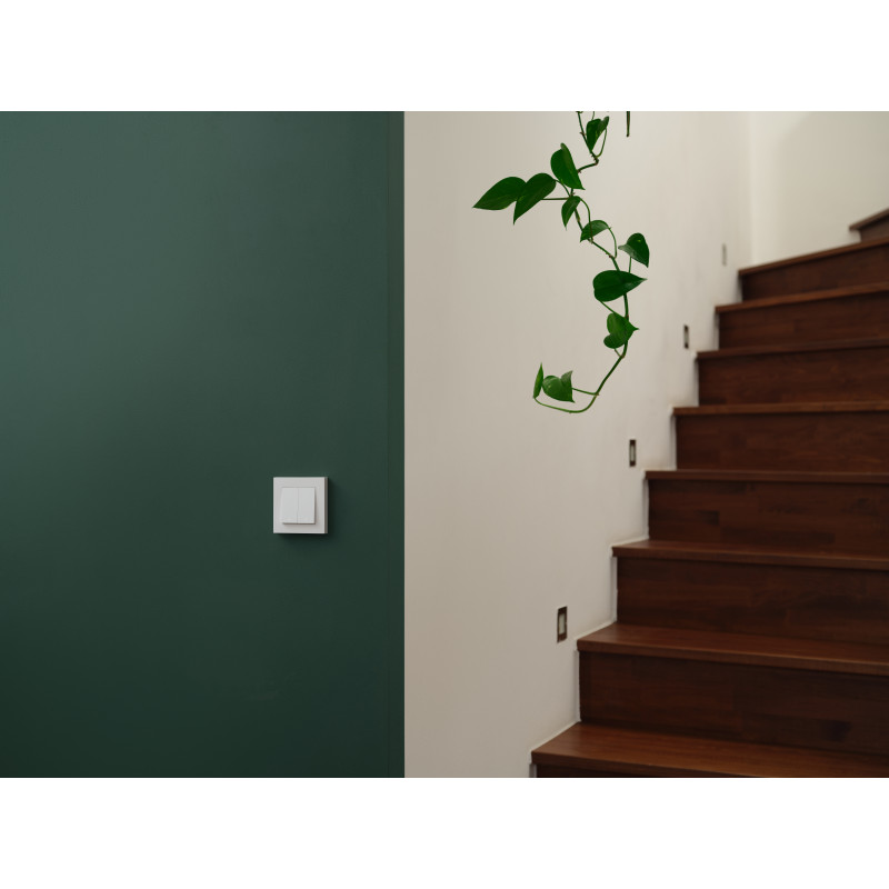 Osram SMART+ MATTER nutikas seinalüliti, 2 kanalit, valge