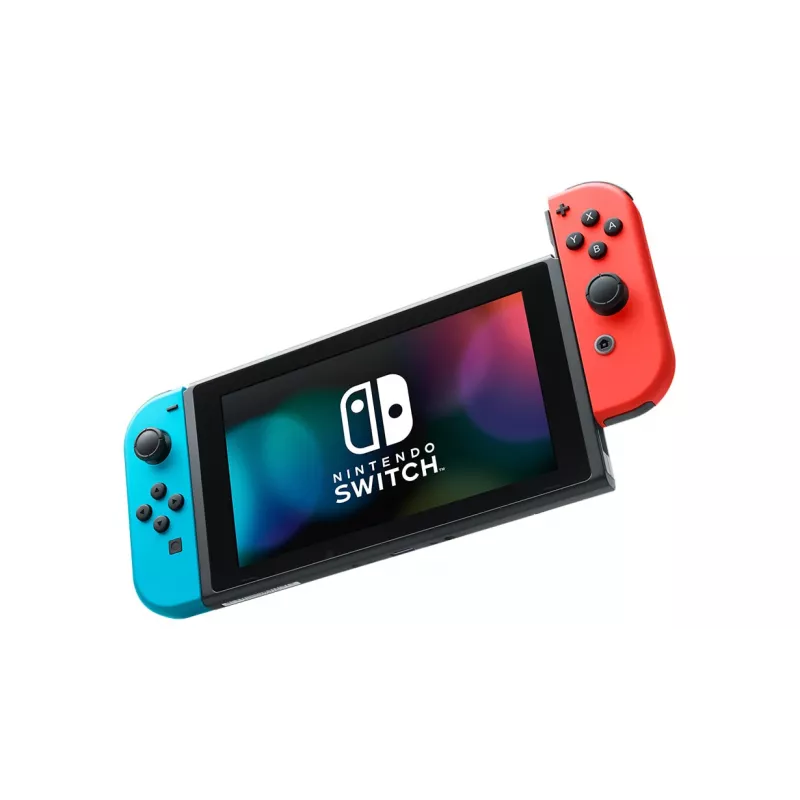 Nintendo Switch (uus muudetud mudel) kaasaskantav mängukonsool, must / sinine / punane, 15,8 cm (6,2 tolli), 32 GB, Wi-Fi