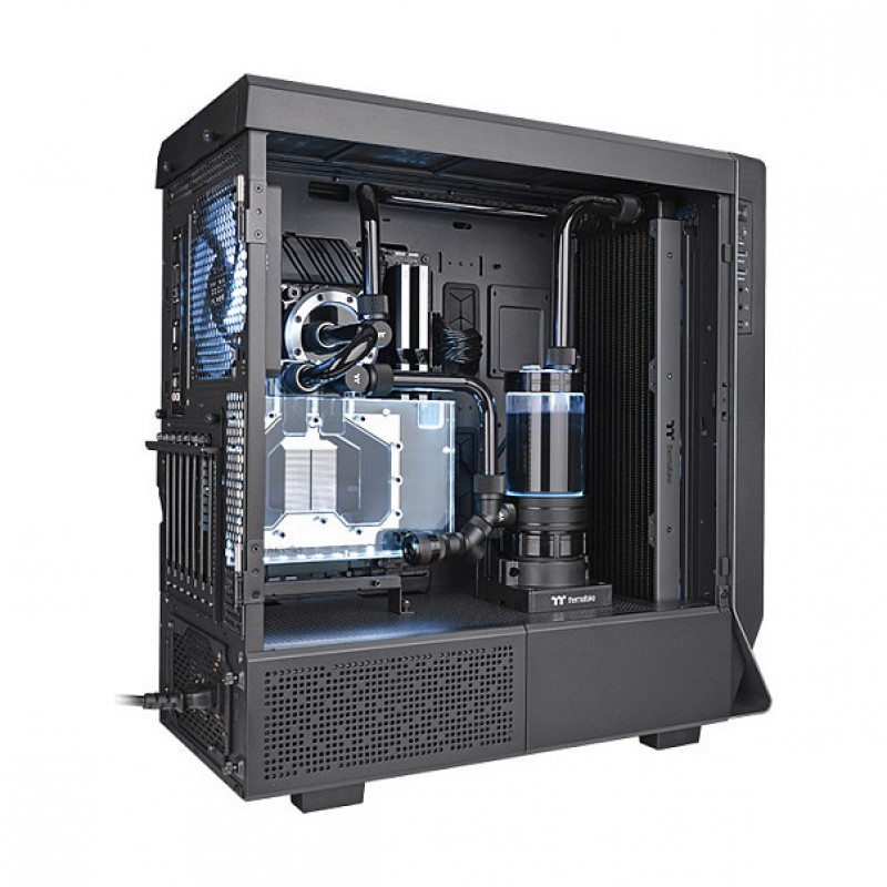 Thermaltake Pacific SR420 õhuke radiaator isetehtud vedelikjahutussüsteemile, must
