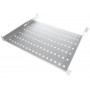 Alantec SA-P-19-1U-550-4-S fikseeritud riiul, 19″ 1U, sügavus 550 mm, hall