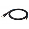 SSQ MIJM3 SS-1815 audiokaabel, 3,5 mm stereo Jack – 2x 6,3 mm mono Jack, 3 m, must