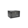 Digitus DN-W19 06U/450/B 6U seinakapp, must