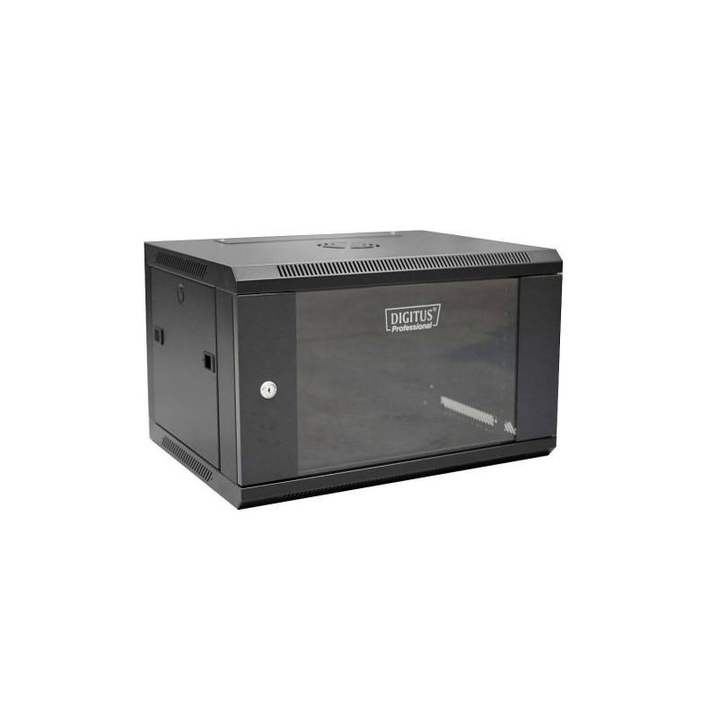 Digitus DN-W19 06U/450/B 6U seinakapp, must