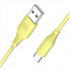 Tellur TLL155400 silikoonist USB–Type-C kaabel, 3A, 1 m, kollane