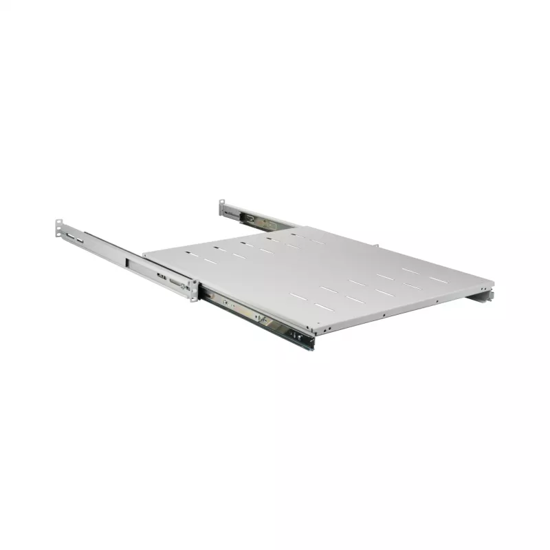EFB Elektronik 691651NAGR.68 19″ 1U väljatõmmatav riiul, paigaldussügavus 378–612 mm, 30 kg, RAL 7035