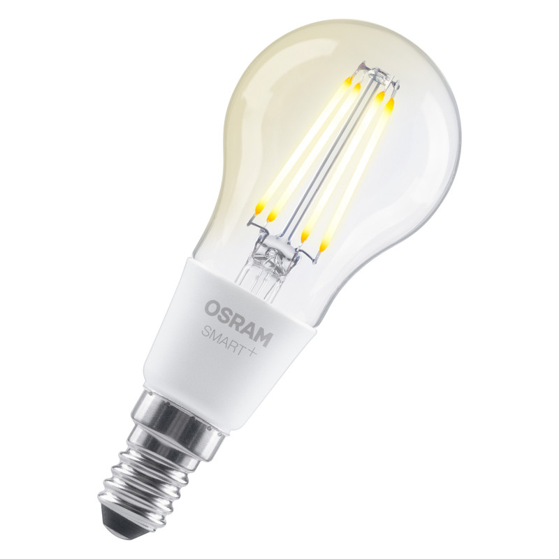 Osram SMART+ Matter Filament Classic P40 827 nutipirn, hämardatav, E14, 4 W, soe valge, Wi-Fi