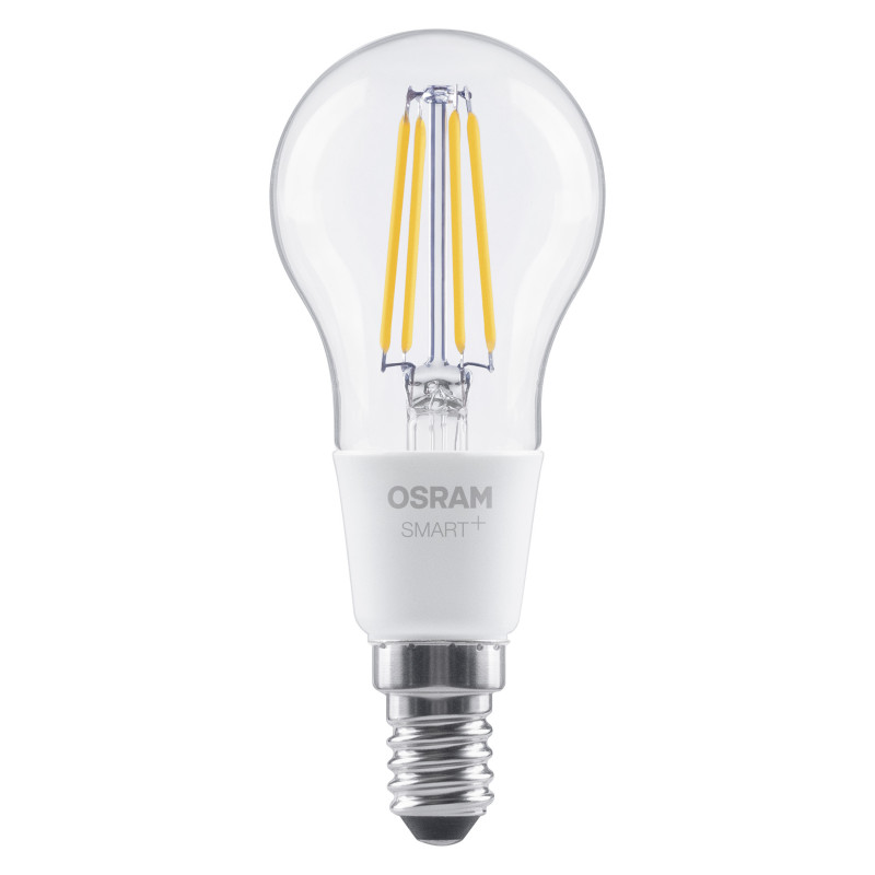 Osram SMART+ Matter Filament Classic P40 827 nutipirn, hämardatav, E14, 4 W, soe valge, Wi-Fi