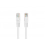 Lanberg PCU5-20CC-0050-W CAT.5E UTP ühenduskaabel, 0,5 m, valge (10 tk)