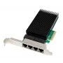 ALLNET ALL0145-4-2.5G-TX PCIe x4 nelja pordiga 2,5 Gigabit serveri võrguadapter, vask RJ45