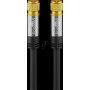 Wentronic 70661 antennikaabel, F, 135 dB, 4x varjestatud, 1 m