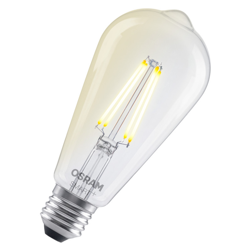 Osram SMART+ MATTER Dimmable Classic Edison 60 827 E27 nutipirn, 6 W, soe valge, Wi-Fi