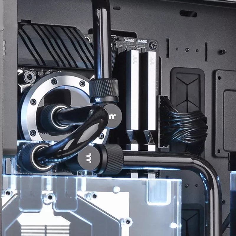 Thermaltake Pacific SF CL-W389-CA16MK-A pressliitmik 16 mm välisläbimõõduga jäigale torule, matt must