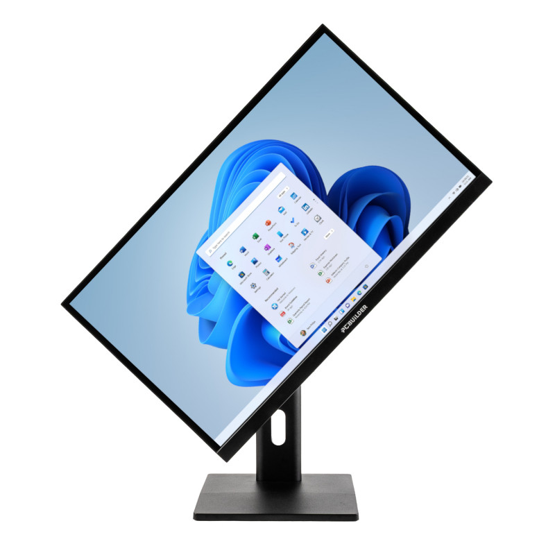 PCBuilder FUSION 24″ all-in-one arvuti, Intel Core i5-12400, 16 GB DDR5, 1 TB SSD, Windows 11 Pro, juhtmevaba klaviatuuri ja hiirega