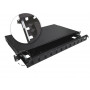 Alantec FOP-1U-12SCD-C-P teleskoopiline fiiberoptiline ühenduspaneel, 12x SC duplex / 12x LC quad, 19", 1U