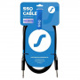 SSQ JMPJMP2 Pro helikaabel, 6,3 mm mono Jack – 6,3 mm mono Jack Neutriku pistikutega, 2 m