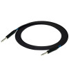 SSQ JMPJMP2 Pro helikaabel, 6,3 mm mono Jack – 6,3 mm mono Jack Neutriku pistikutega, 2 m