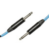 SSQ JMPJMP2 Pro helikaabel, 6,3 mm mono Jack – 6,3 mm mono Jack Neutriku pistikutega, 2 m