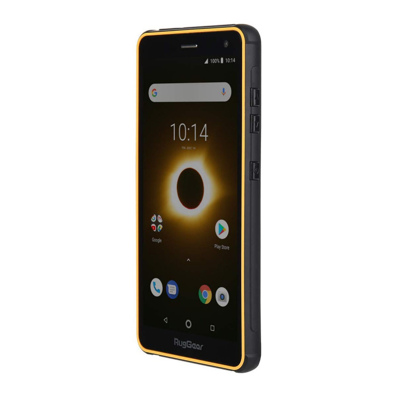 RugGear RG650 Dual nutitelefon, 5,5 tolli, must ja kollane