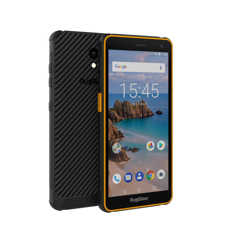 RugGear RG650 Dual nutitelefon, 5,5 tolli, must ja kollane