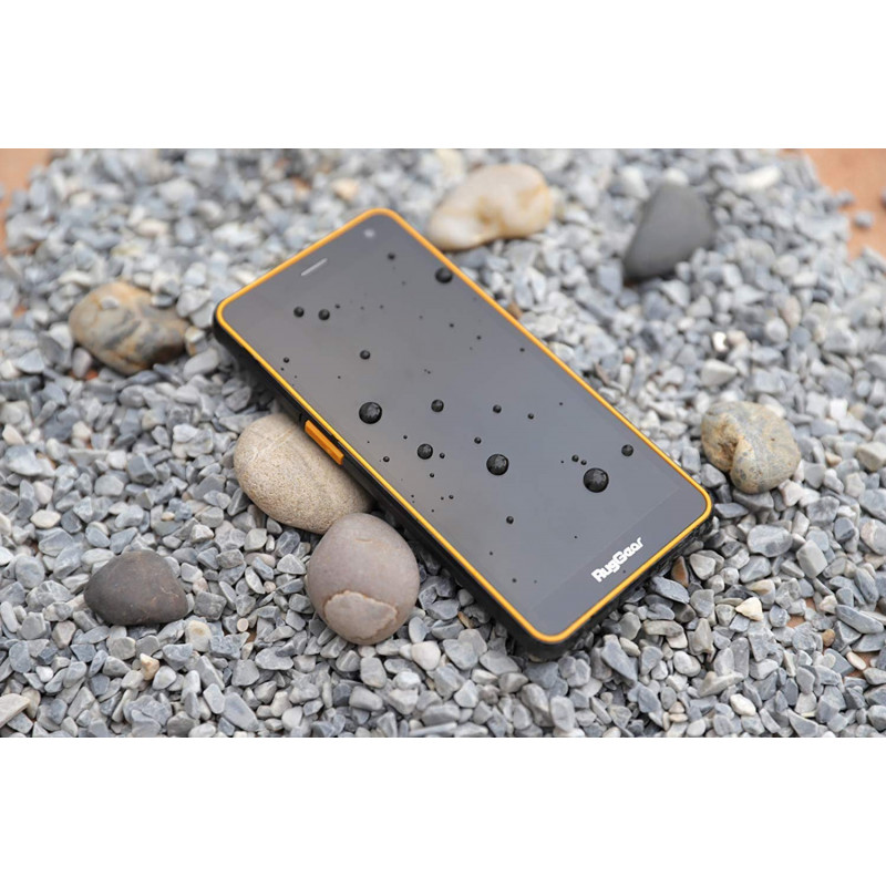 RugGear RG650 Dual nutitelefon, 5,5 tolli, must ja kollane