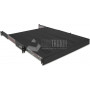 Wirewin SHELF PO 600 BL 19-tolline 1U väljatõmmatav riiul, kuni 35 kg, must