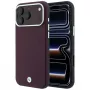 BMW BMW001223 ümbris iPhone 18 Pro / 17 Pro, Sign Deboss Quilted Metal Logo, MagSafe, bordoo