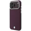 BMW BMW001223 ümbris iPhone 18 Pro / 17 Pro, Sign Deboss Quilted Metal Logo, MagSafe, bordoo