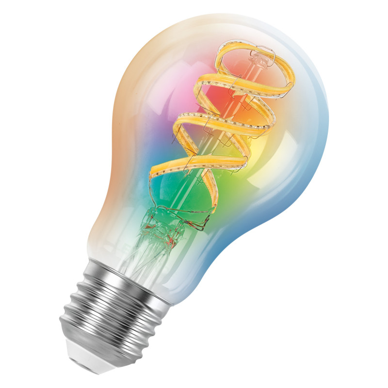 Osram SMART+ MATTER Filament Multicolor Classic A40 nutipirn, E27, 4,8 W, RGBW, Wi-Fi