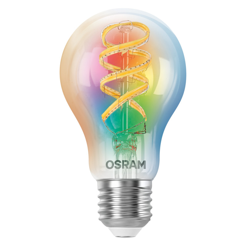 Osram SMART+ MATTER Filament Multicolor Classic A40 nutipirn, E27, 4,8 W, RGBW, Wi-Fi