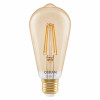 Osram SMART+ MATTER Filament Dimmable Classic Edison 53 824 nutipirn, kuldne, E27, 6 W, soe valge, Wi-Fi