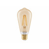 Osram SMART+ MATTER Filament Dimmable Classic Edison 53 824 nutipirn, kuldne, E27, 6 W, soe valge, Wi-Fi