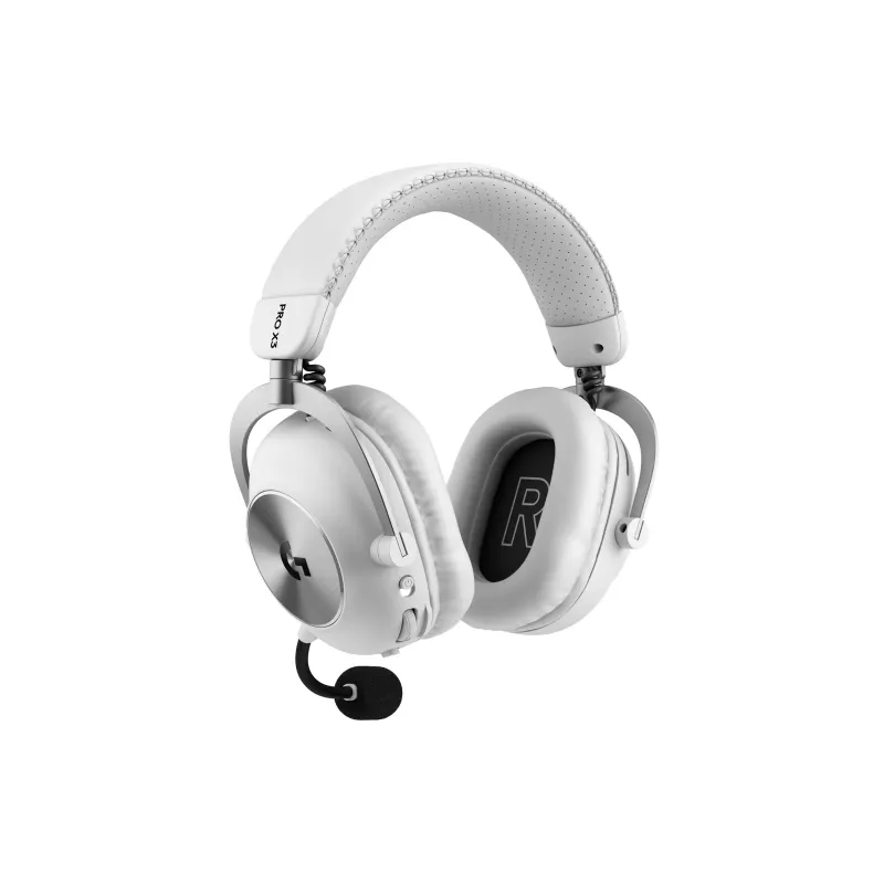 Logitech G Pro X3 Lightspeed kõrvaklapid, valged (981-001748)