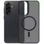 3mk Hardy Hazy MagCase ümbris Samsung Galaxy A17/A18 4G/5G jaoks, must