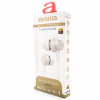 Aiwa ESTM-500W juhtmega kõrvasisesed kõrvaklapid mikrofoniga, 3,5 mm pistik, valge
