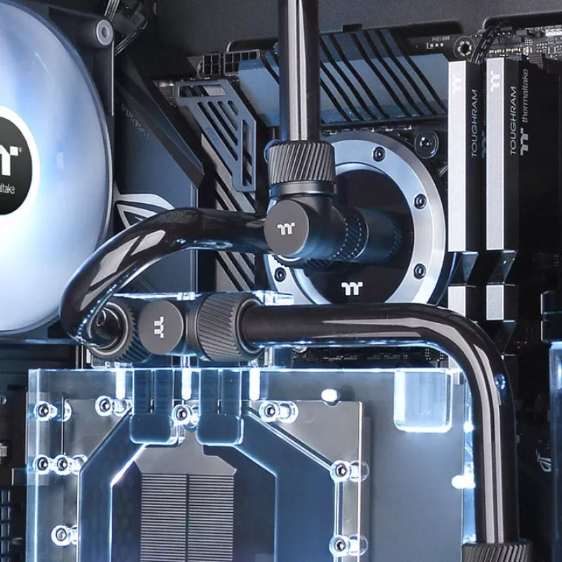Thermaltake Pacific SF 20 mm pikendusliitmik (emane–isane), matt must, CL-W392-CU00MK-A