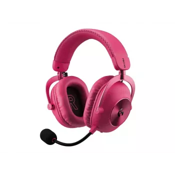 Logitech G PRO X3 LIGHTSPEED juhtmeta mängimise peakomplekt, 2,4 GHz, magenta
