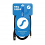 SSQ XLRMi3 helikaabel, XLR emane – 3,5 mm stereo Jack, 3 m
