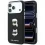 Karl Lagerfeld KF003250 ümbris iPhone 18 Pro Max / 17 Pro Max jaoks, Saffiano with Karl & Choupette Heads Pins & Logo, must