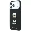 Karl Lagerfeld KF003250 ümbris iPhone 18 Pro Max / 17 Pro Max jaoks, Saffiano with Karl & Choupette Heads Pins & Logo, must