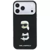Karl Lagerfeld KF003250 ümbris iPhone 18 Pro Max / 17 Pro Max jaoks, Saffiano with Karl & Choupette Heads Pins & Logo, must